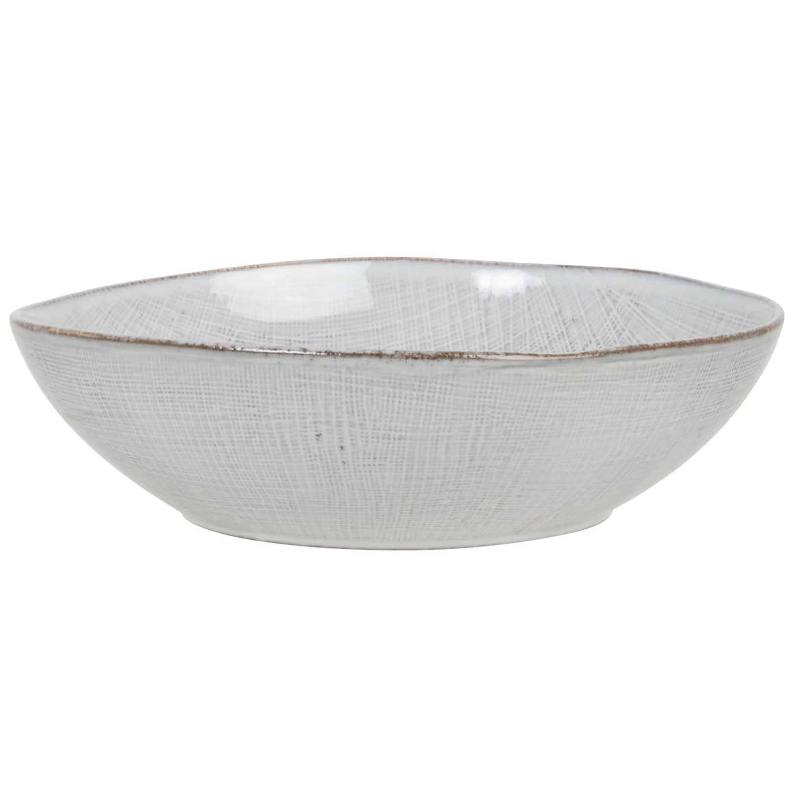 YELLOWSTONE - Saladier en grès gris