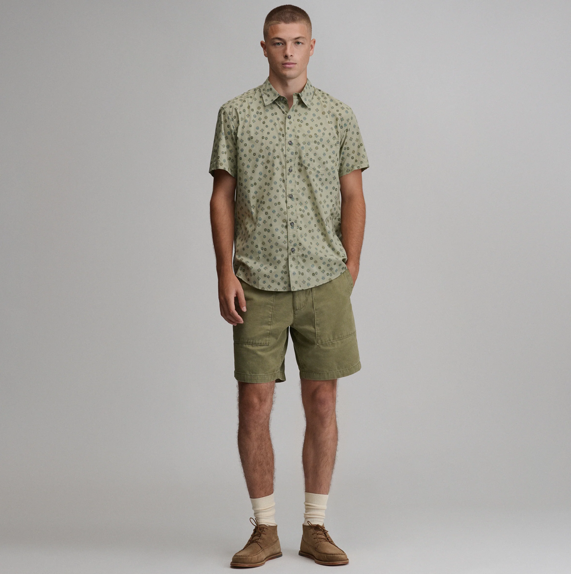 Men's Baja Short-Sleeve Shirt - Print