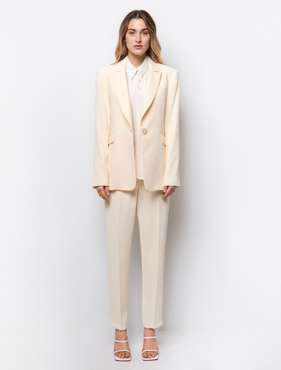 Ankle length παντελόνι κρεπ