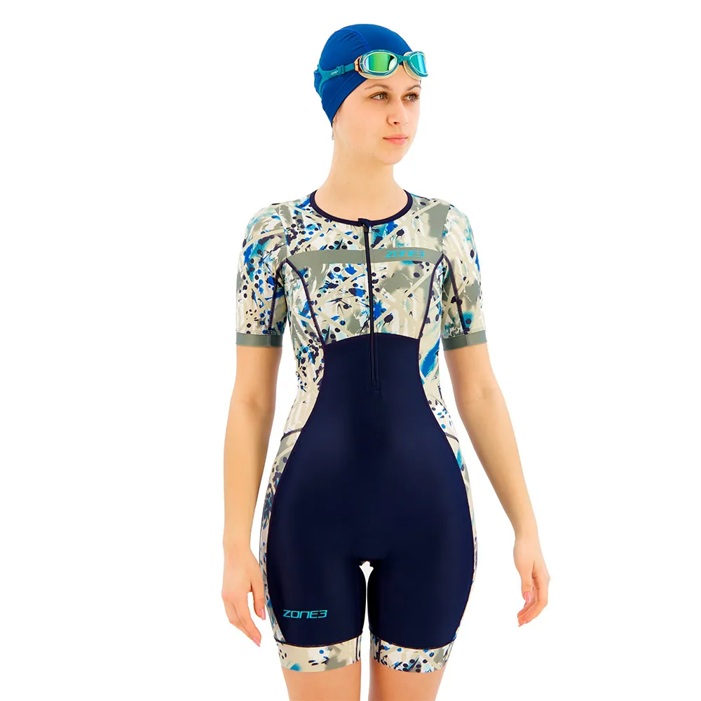 ZONE3 Activate  Sand Storm Short Sleeve Trisuit