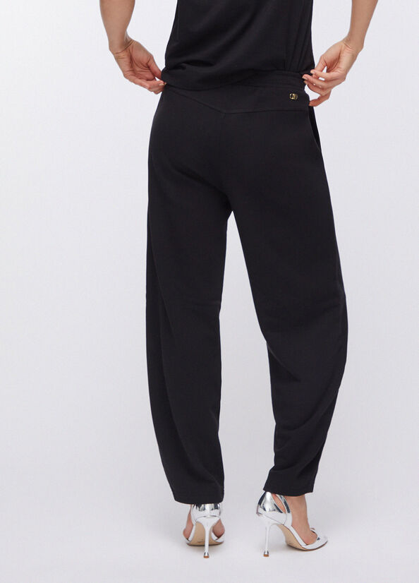 Pantaloni balloon in felpa