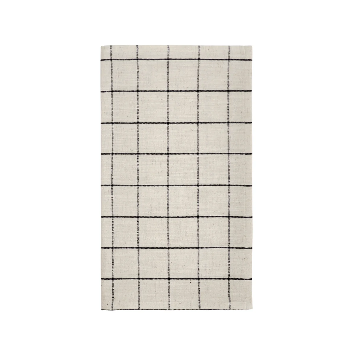 House Doctor - Join Tischläufer, L 140 cm, schwarz / off-white