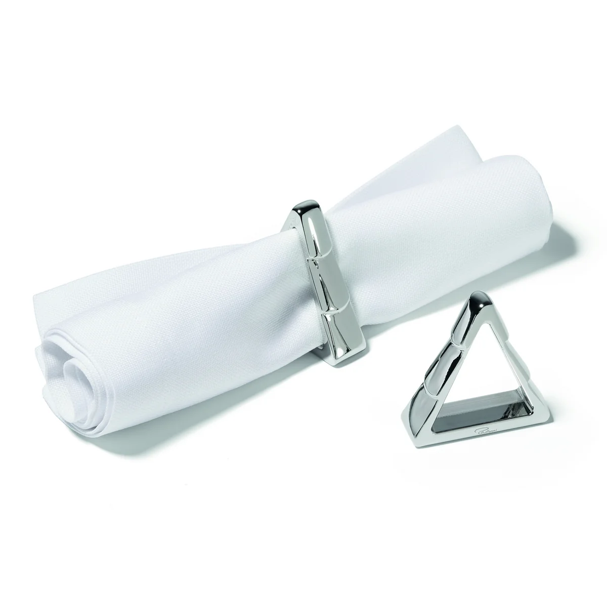 Philippi - O Tannenbaum Serviettenhalter, 2er-Set, silber