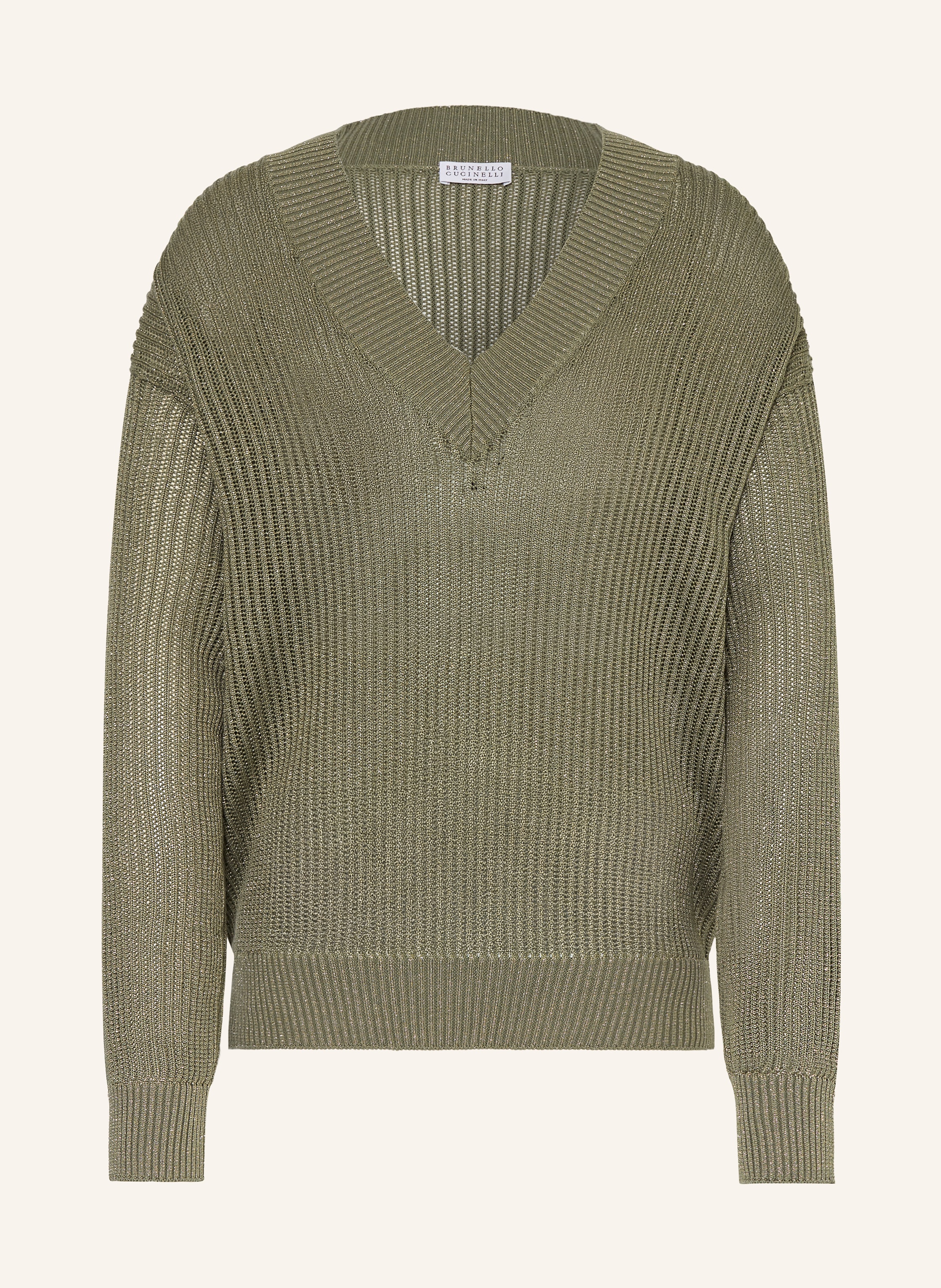 BRUNELLO CUCINELLI Pullover mit Glitzergarn