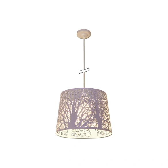 Leuchtmittel »White Wood«, ∅xH: 35 x 150 cm, Metall/Kunststoff
