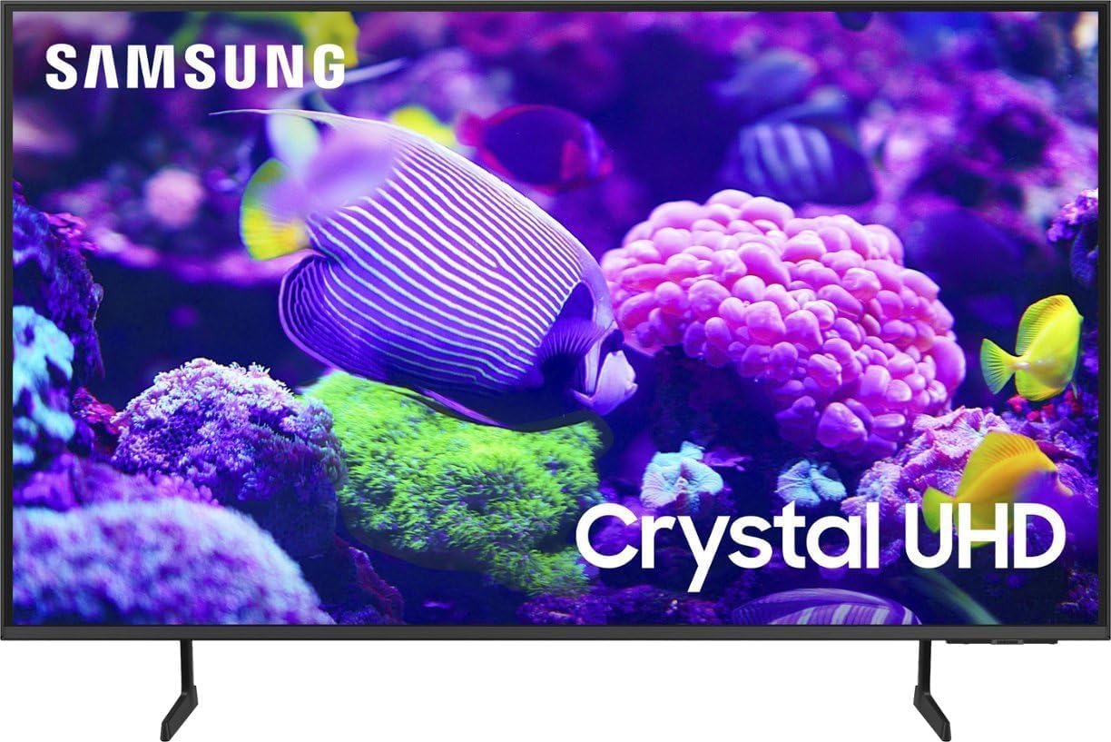 Samsung 75-Inch Class Crystal UHD 4K DU7200 Series HDR Smart TV w/Object Tracking Sound Lite  PurColor  Motion Xcelerator  Mega Contrast  Q-Symphony (UN75DU7200  2024 Model)