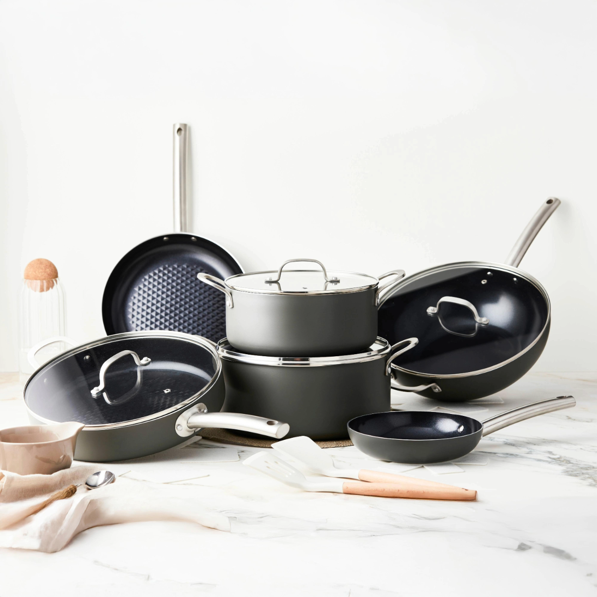 ISENVI Murray Chef Familie 15 delig - RVS grepen