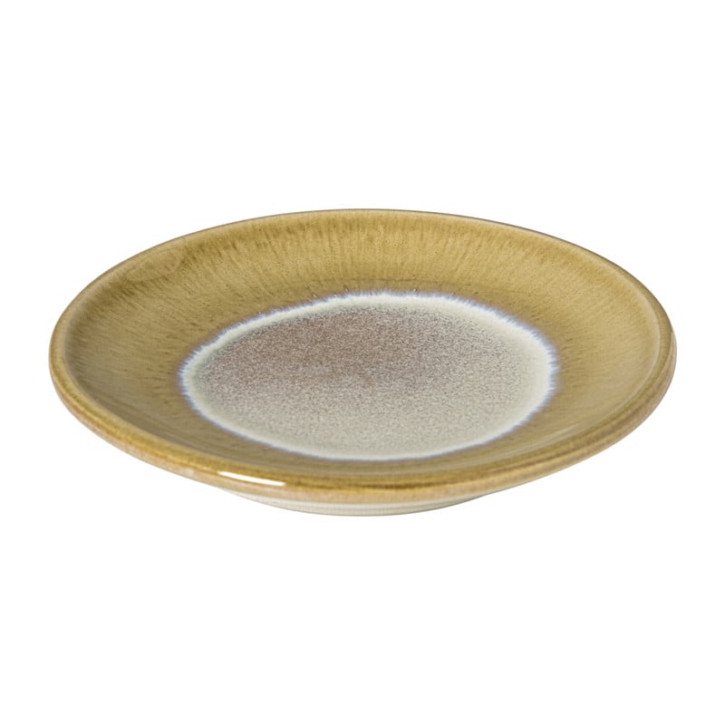 Theezakjeshouder roots - oker - &Oslash;10x1.5 cm