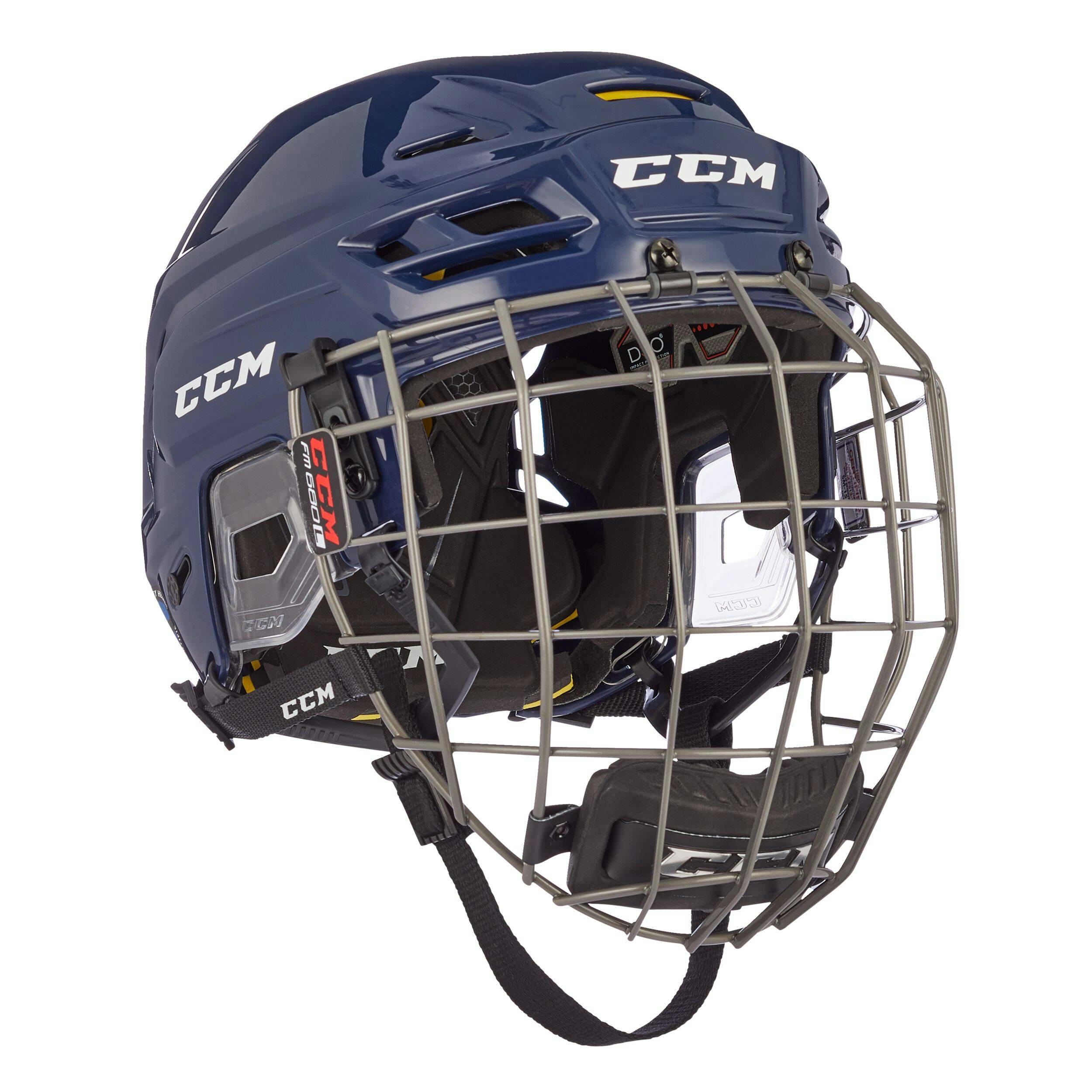 CCM Tacks 310 Hockey Helmet Combo, Navy