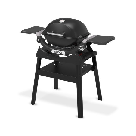 Barbecue gaz Q 1200 N noir sur stand - Weber