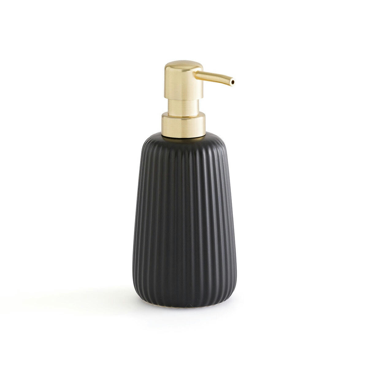 Set de salle de bain effet soft strié Sebon