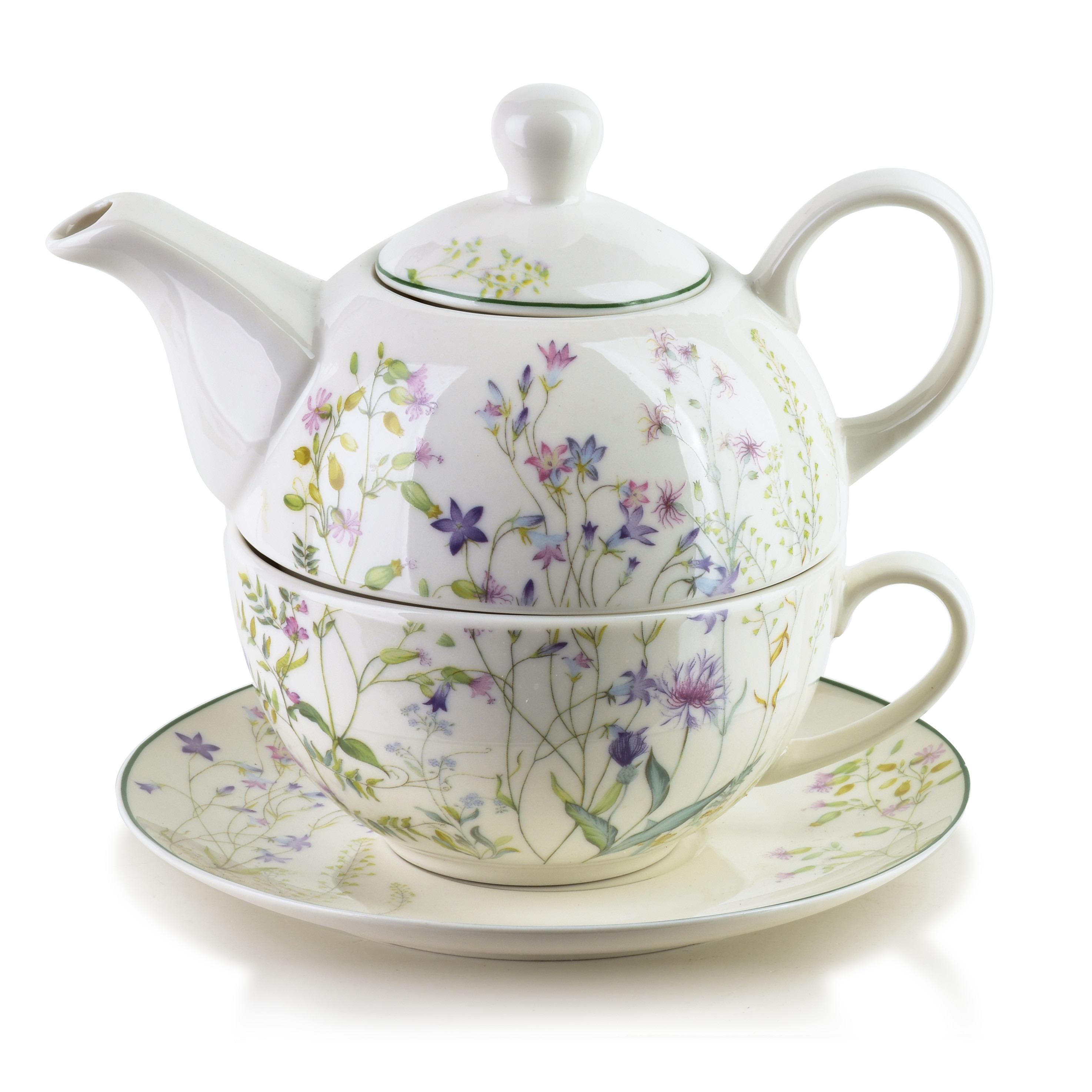 FACCIA VERDE Dzbanek z filiżanką TEA FOR ONE 280ml/410ml