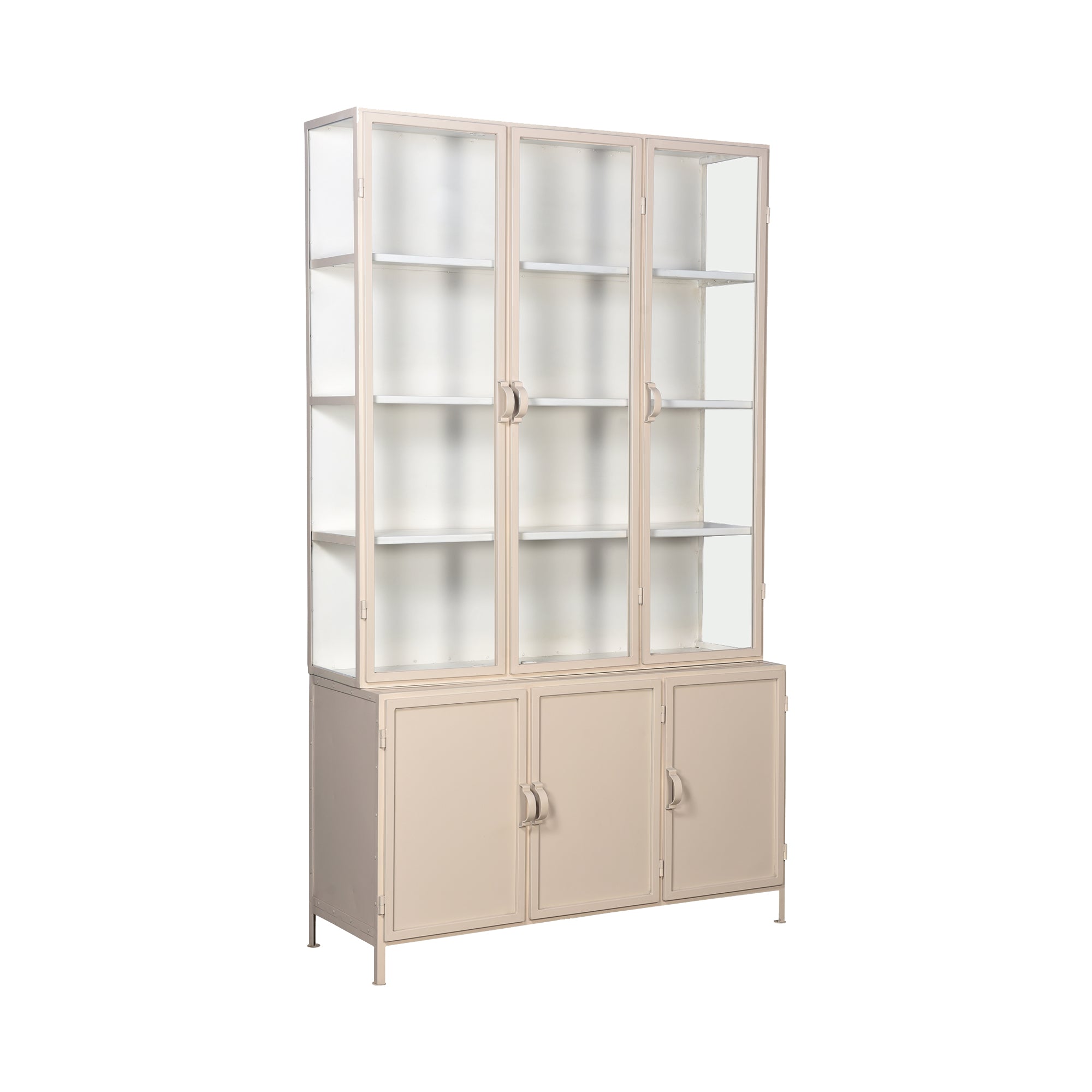 New Routz Detroit Vitrinekast B 142 cm - Zand