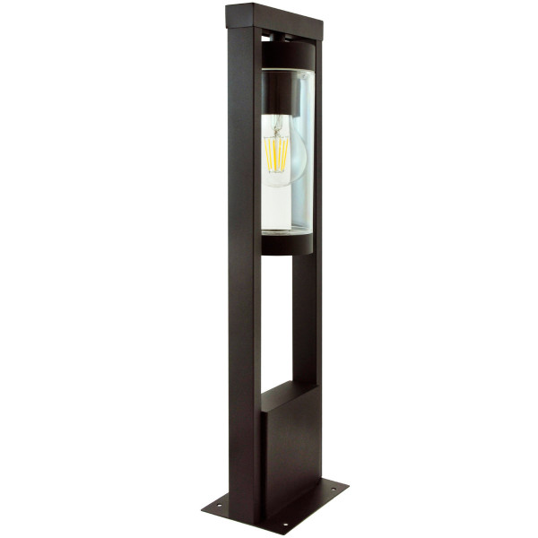 Lampa ogrodowa stojąca czarny mat SPECTRA wys:50 cm 1xE27x10W IP44 Polux