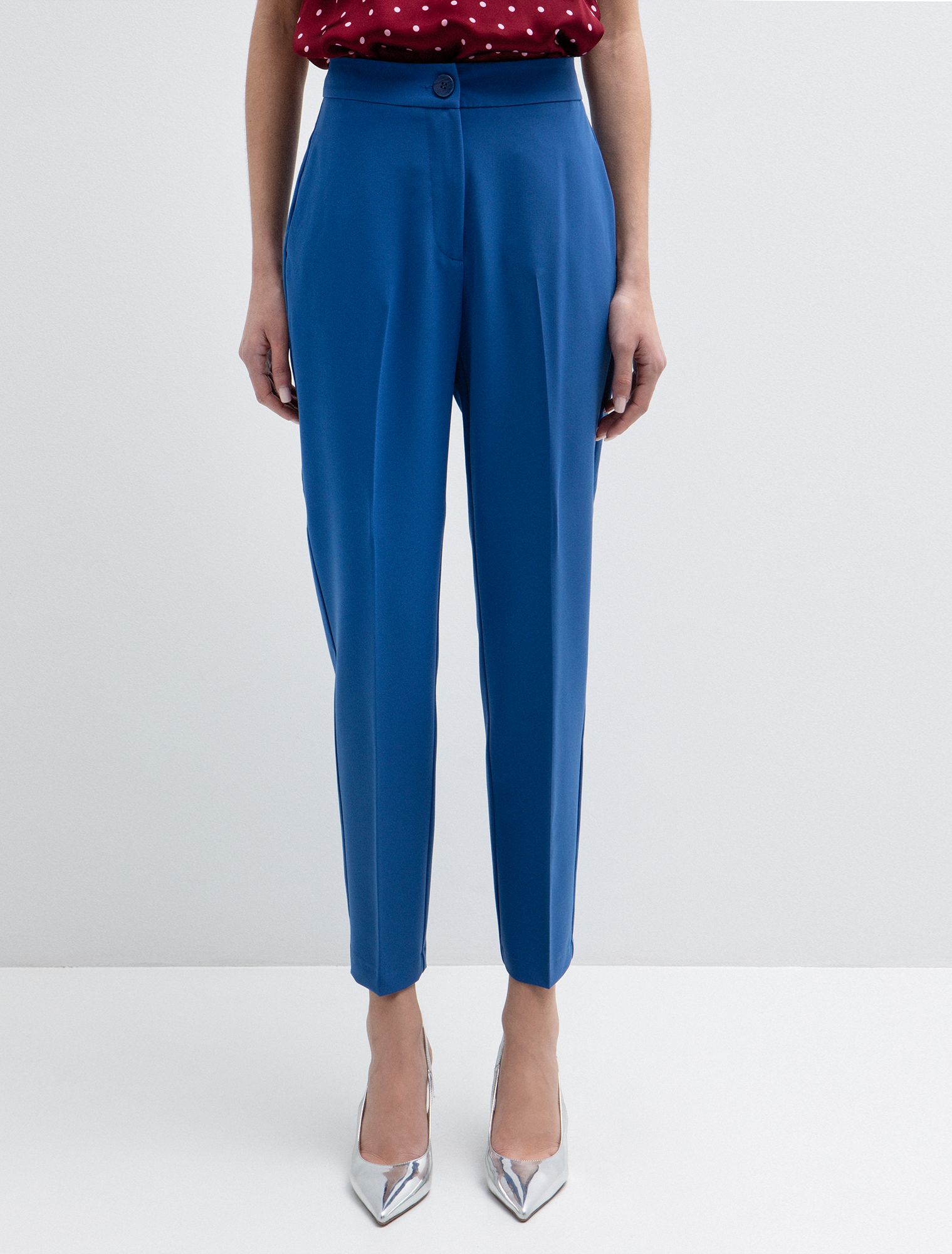 Ankle-length παντελόνι office