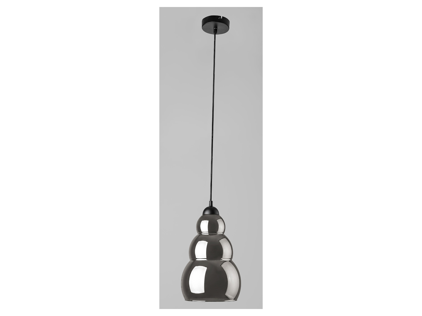 Lampa wisząca Salvatore metalowa srebrna