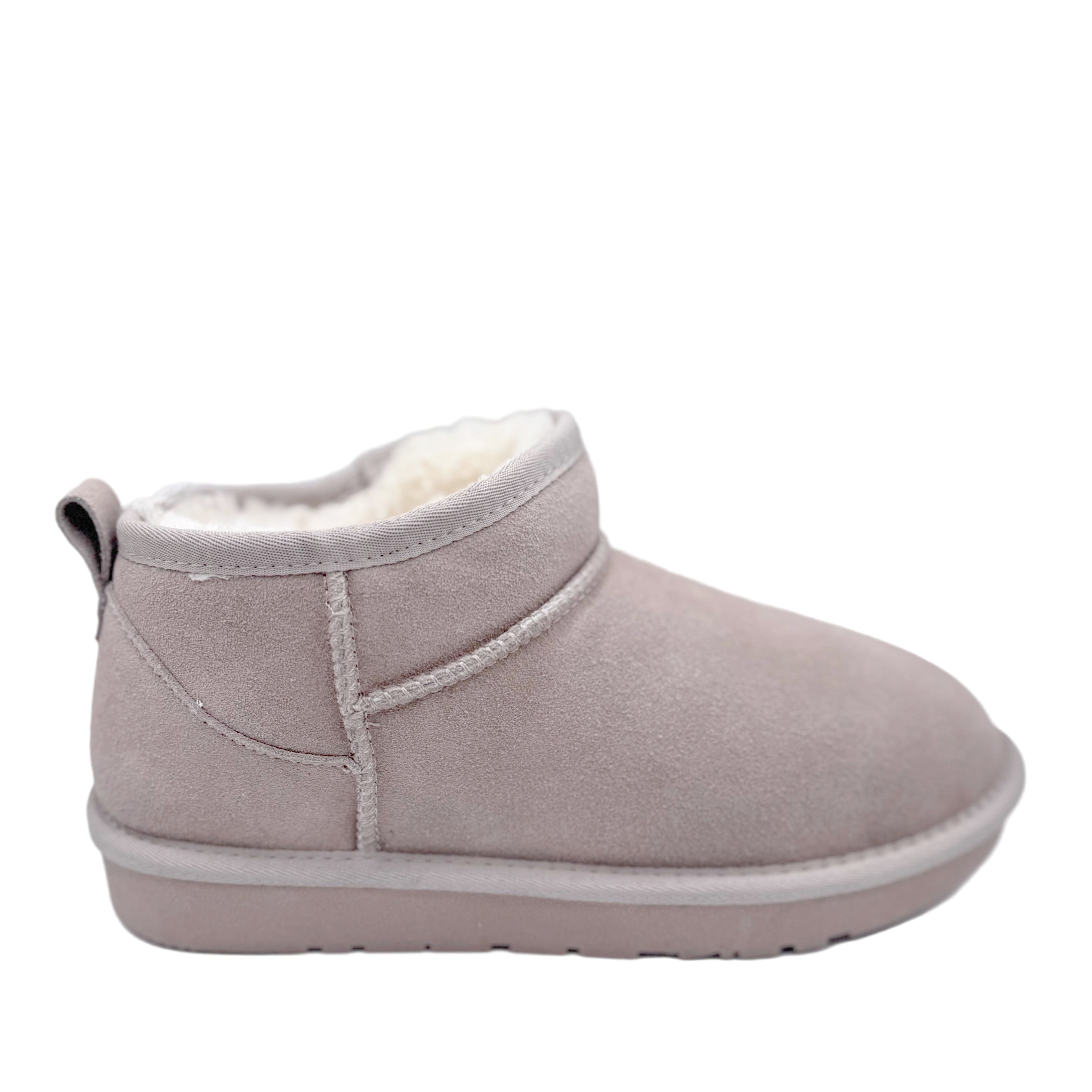 LOW BOOTS MIT WARMFUTTER TAUPE