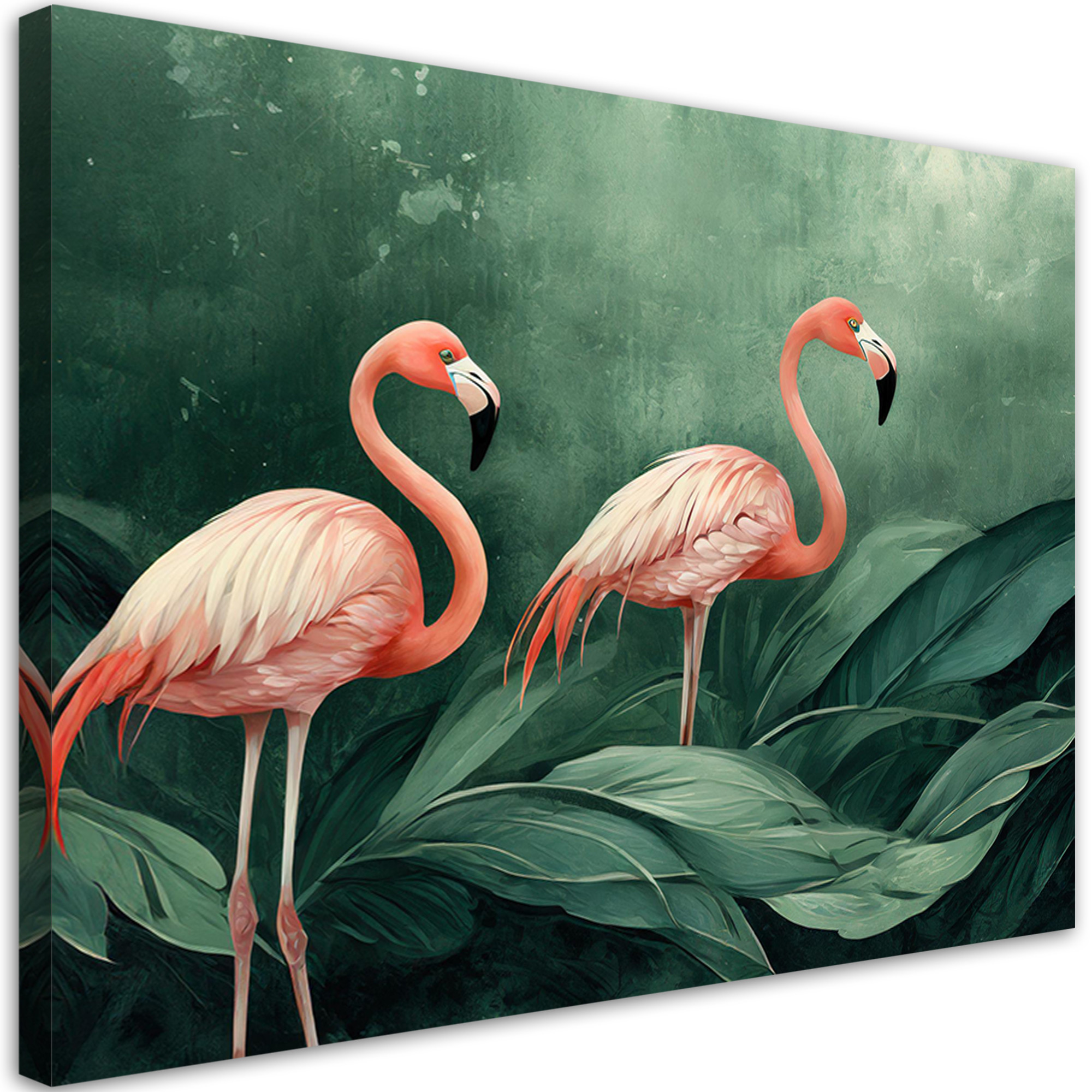Feeby Obraz na płótnie, botanika, różowe flamingi, przyroda 60x40