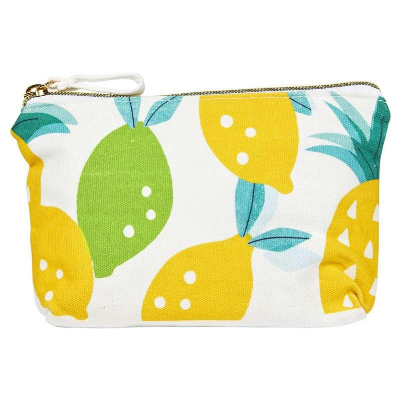 - Pochette coton citrons