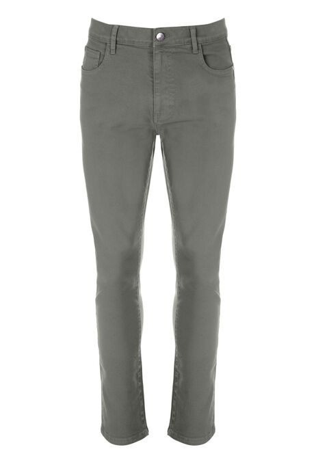 Mens Khaki Slim Fit Jeans
