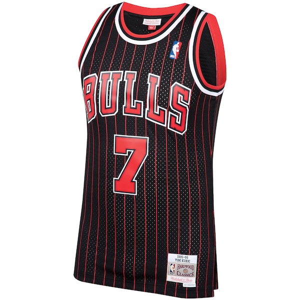 Toni Kukoc Chicago Bulls 1995/96 Hardwood Classics Swingman Jersey - Black