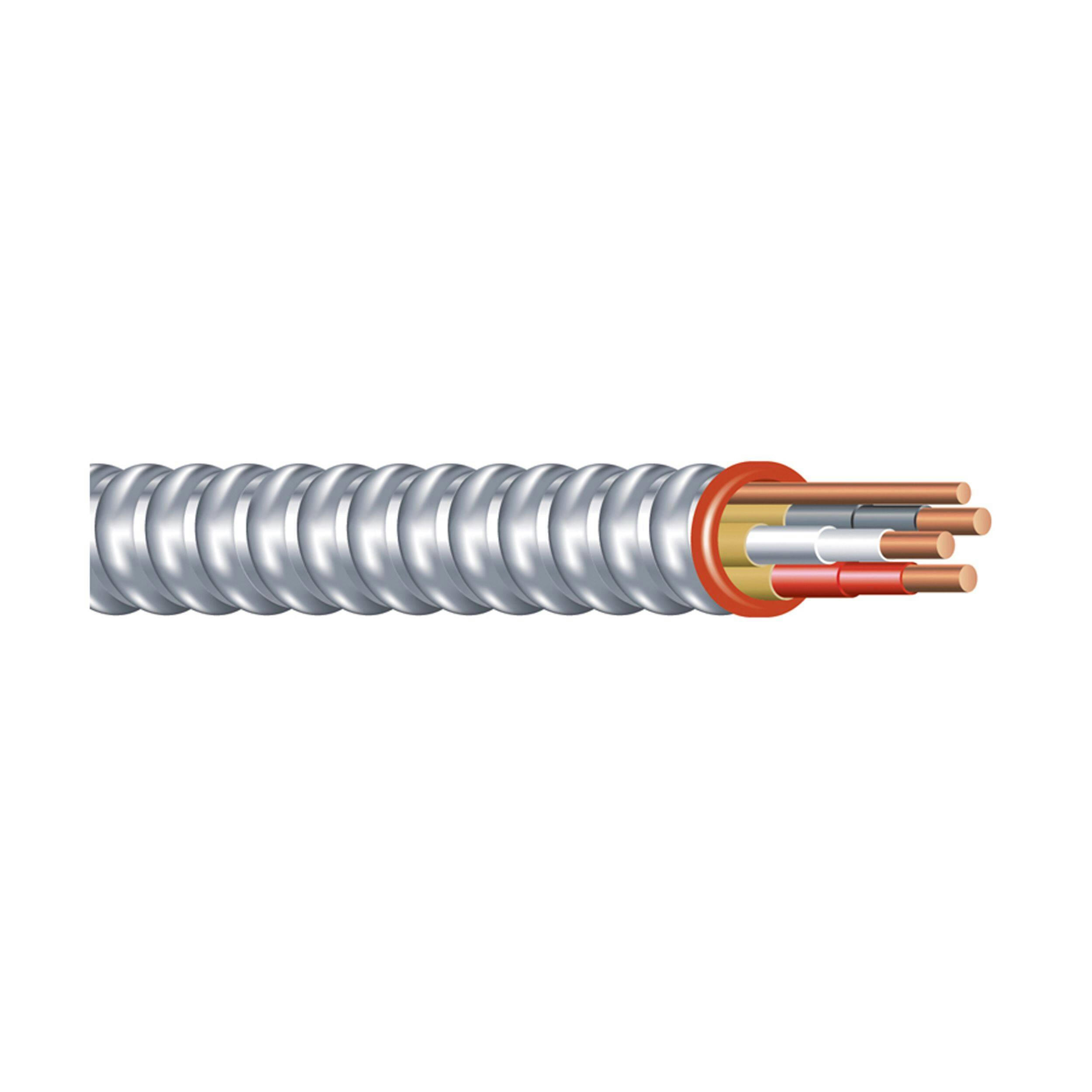 Southwire 55222710 AC90 Armoured Copper Wire, 14-3, 32.8-ft