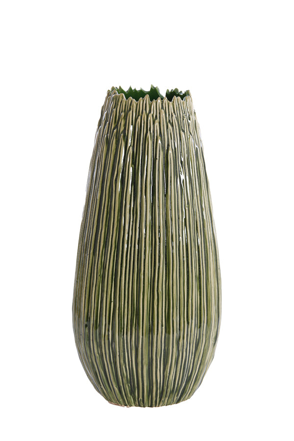 Light & Living vaas KOPRA - Ø24.5x52cm - groen