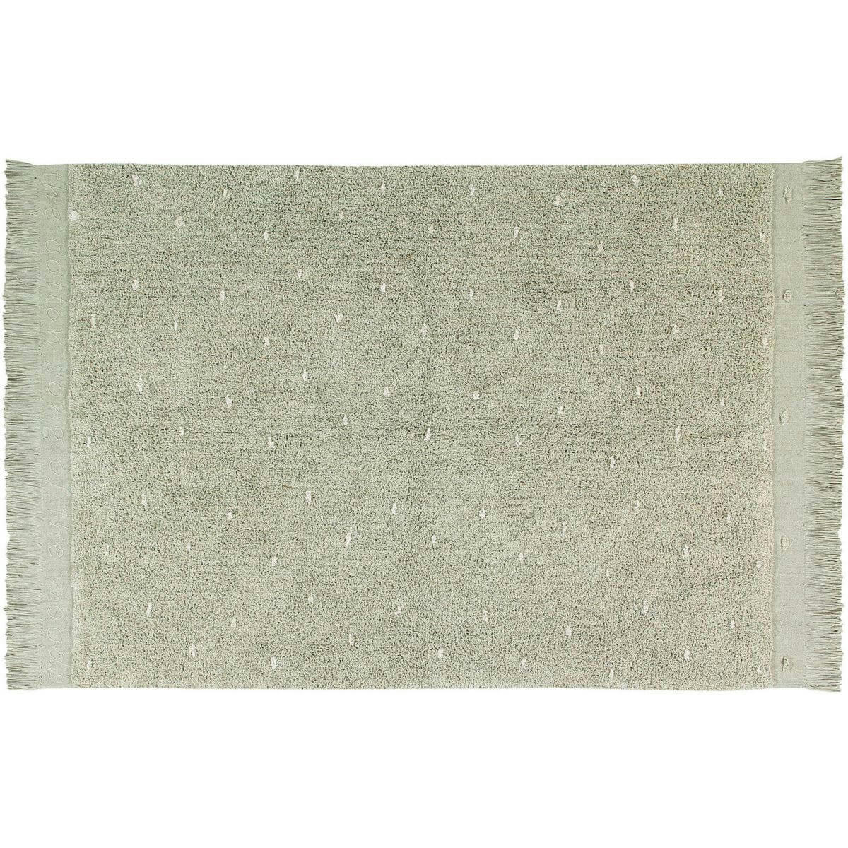 COTTON WOODS - Tapis  enfant en coton vert 140x200