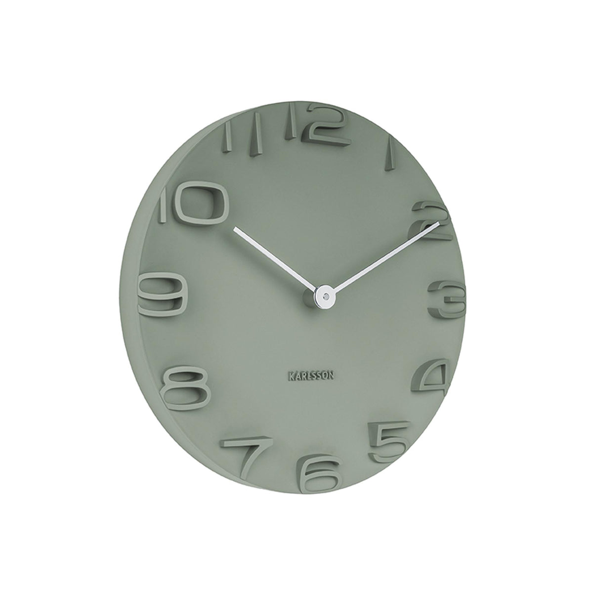 Karlsson wandklok - groen - Ø42cm
