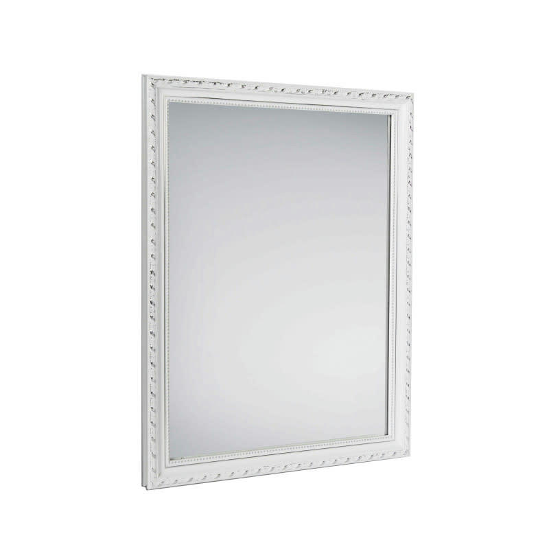LORELEY - Miroir déco design en bois blanc