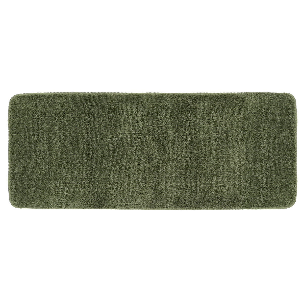 Tapete wc microfibra especial verde caqui 50x120cm