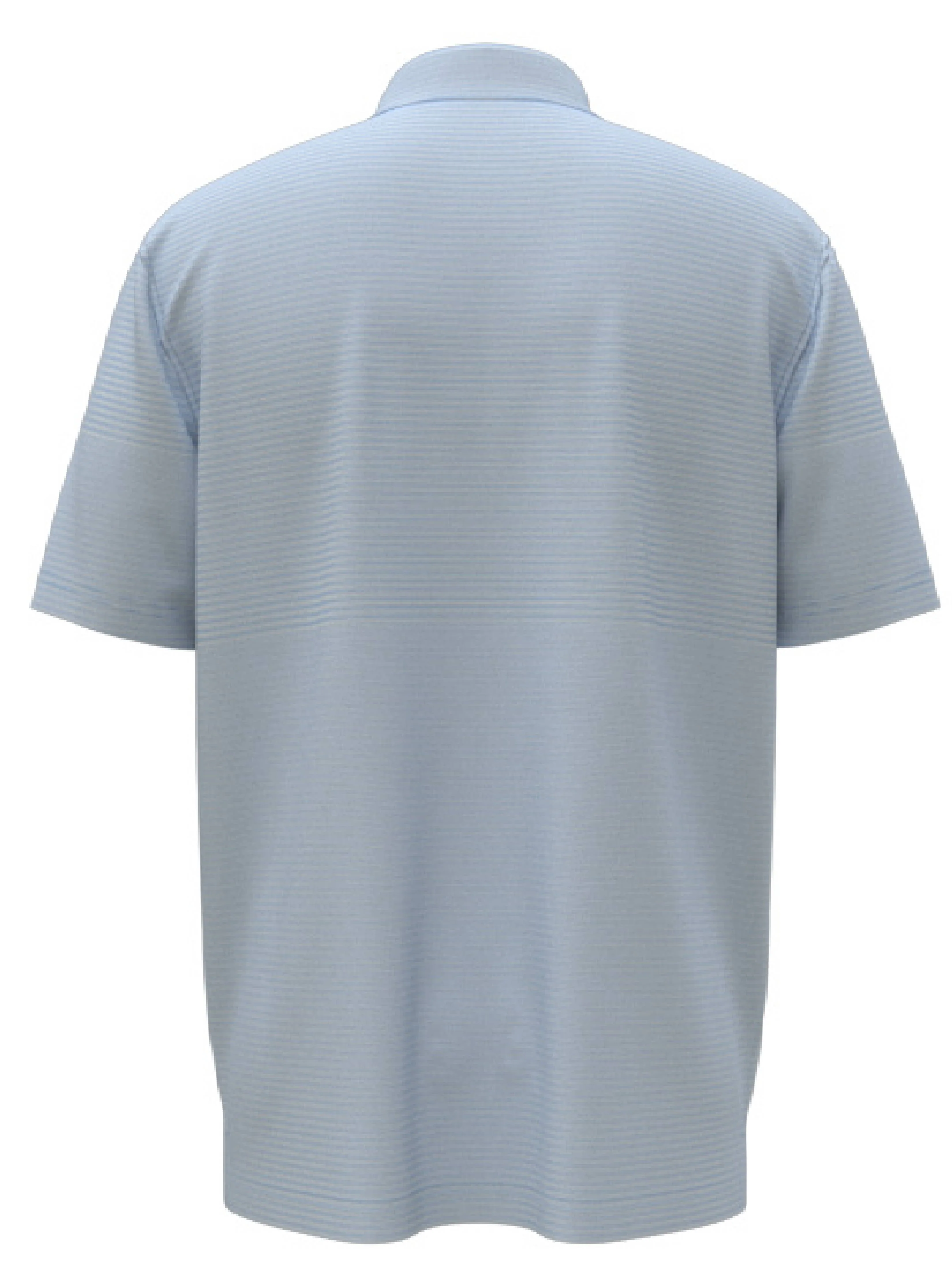 Mens Fine Line Stripe Golf Polo