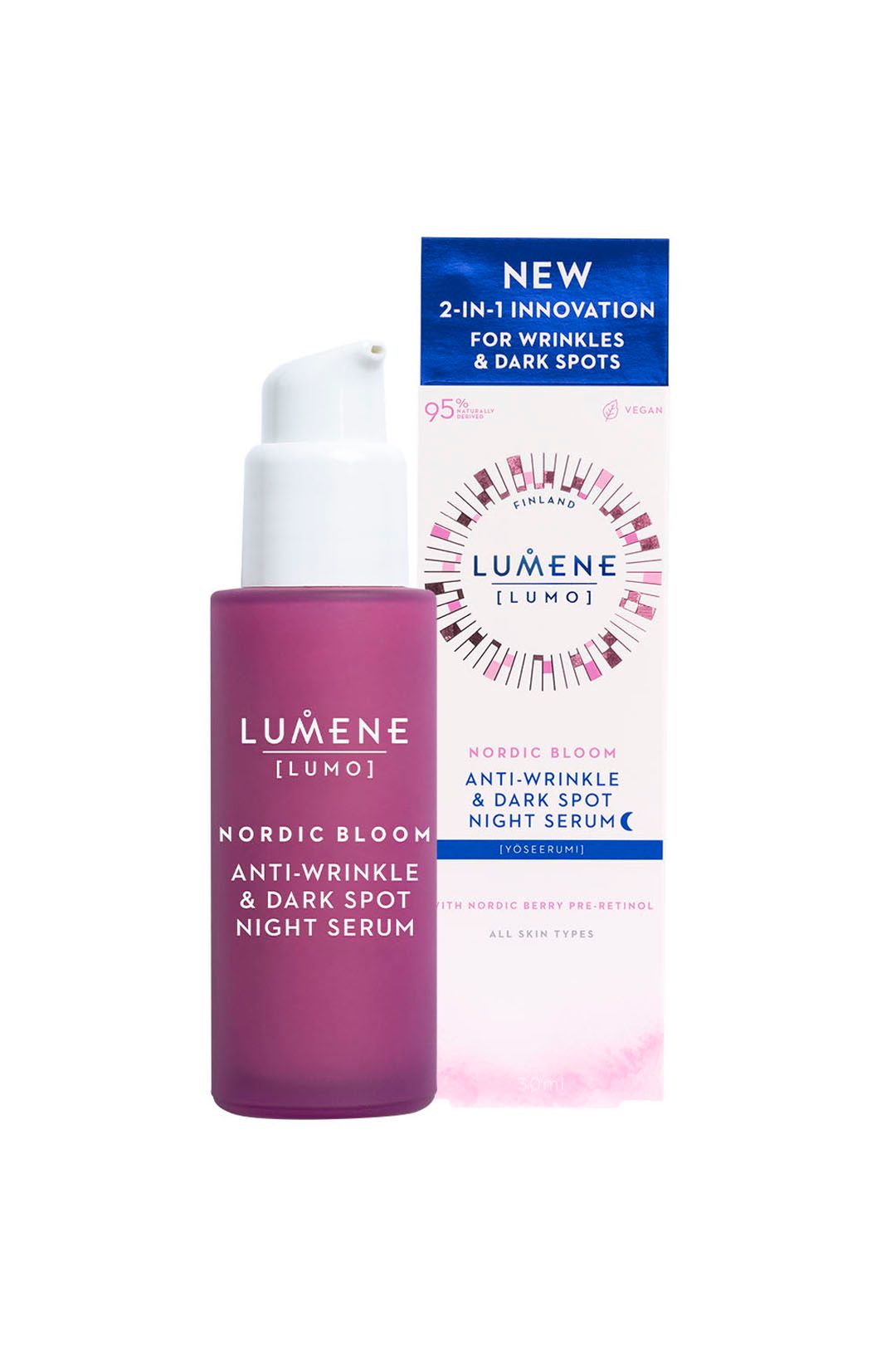 Lumene Nordic Bloom [Lumo] Anti-Wrinkle & Dark Spot Night Serum 30ml