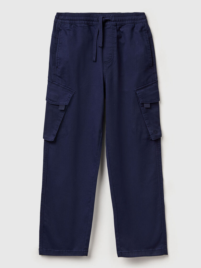 Regular fit cargo trousers