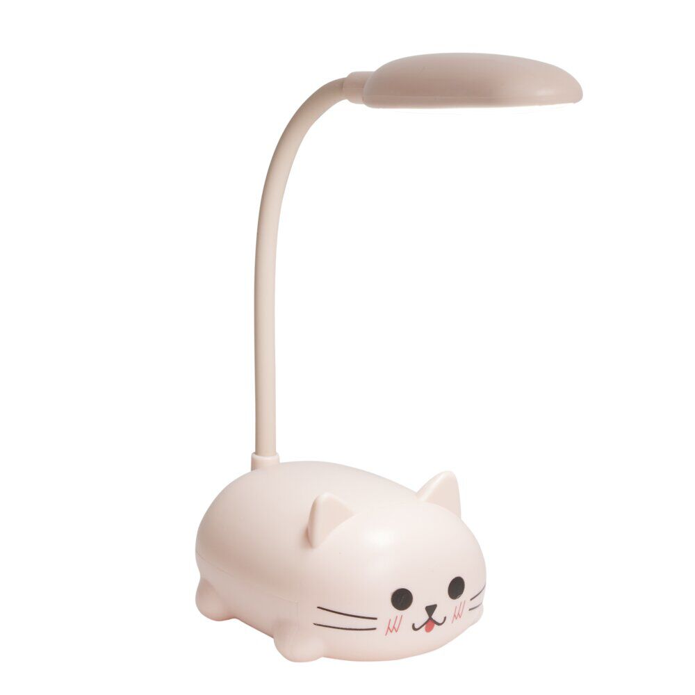 Veilleuse kawaii LED chat 11x8,5xH21cm