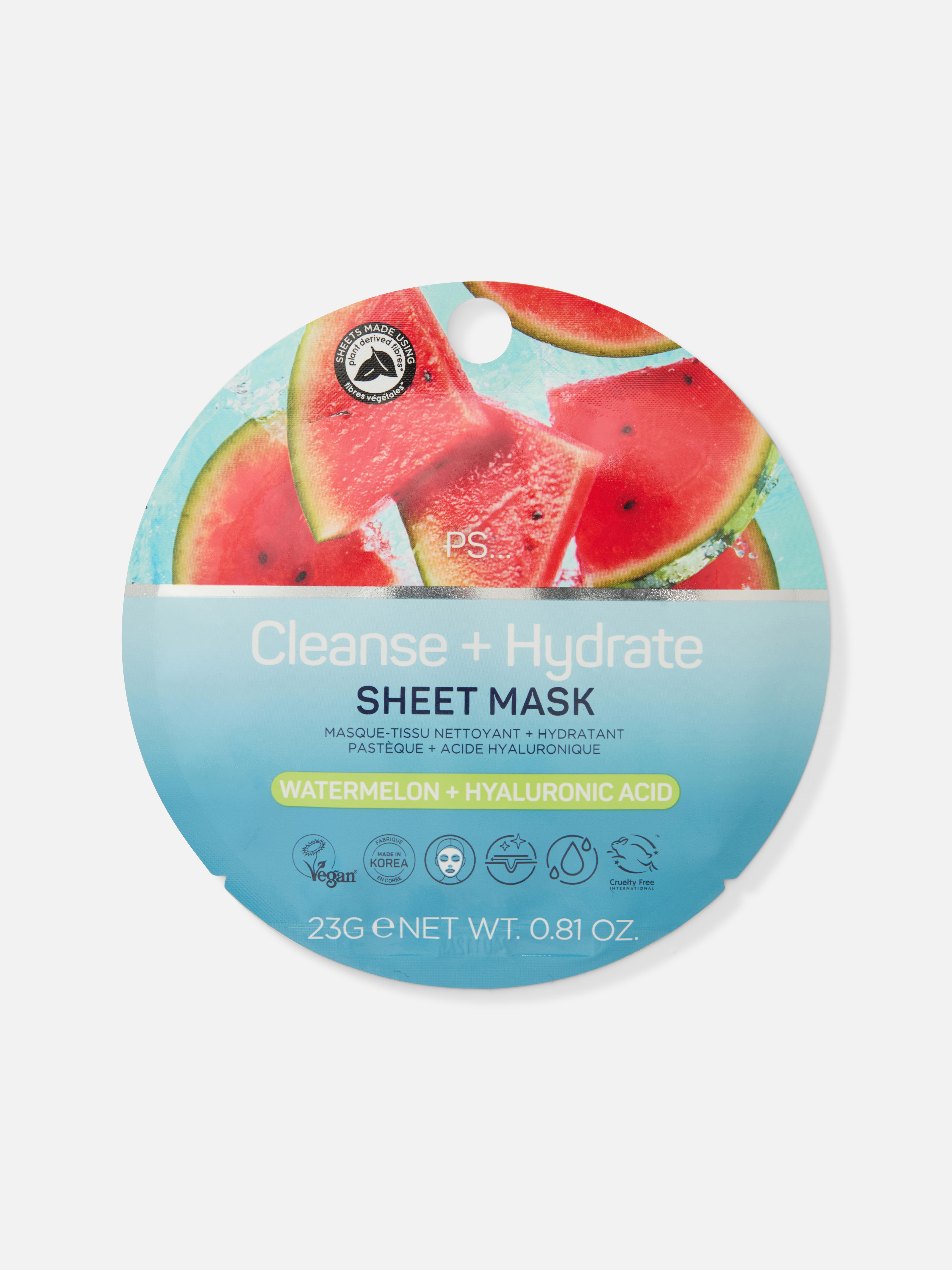 PS... Watermelon and Hyaluronic Acid Sheet Mask