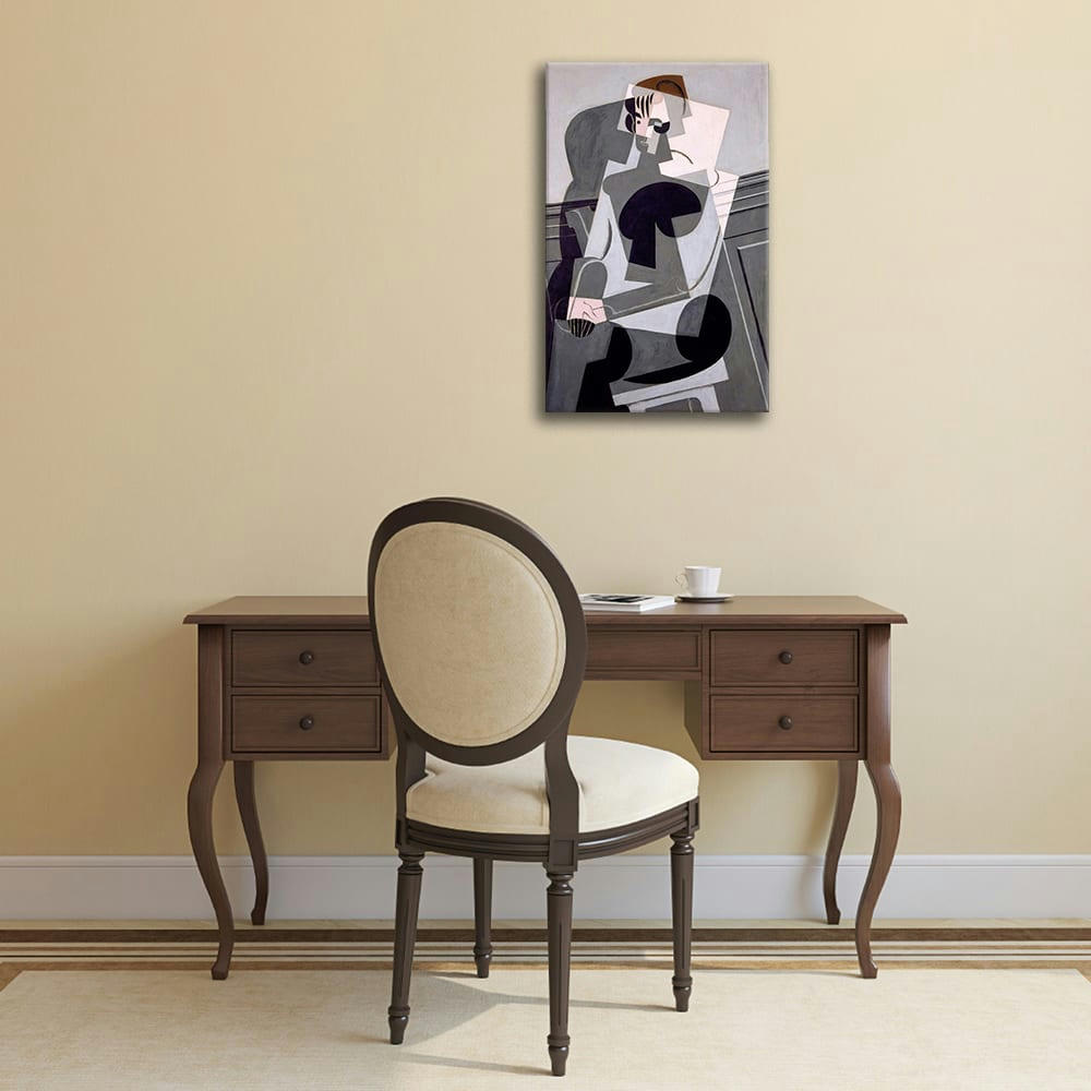 - Tableau Portrait de Madame Josette Juan Gris 60x100cm