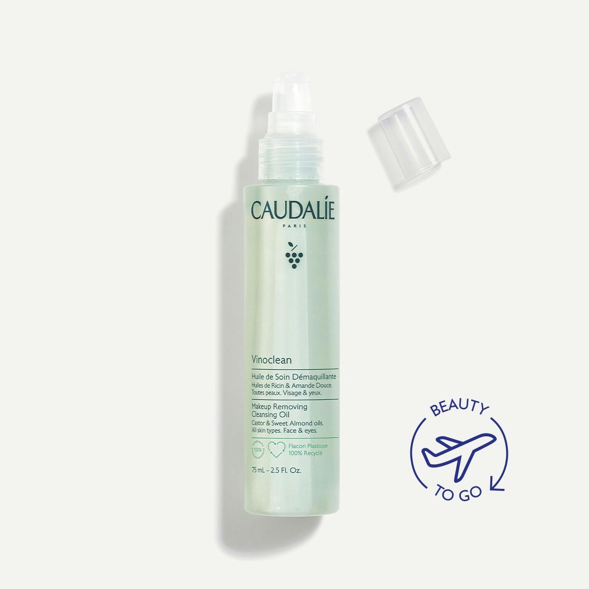 Huile de Soin Démaquillante à l'Huile d'Amande Douce + Ricin - 75ml