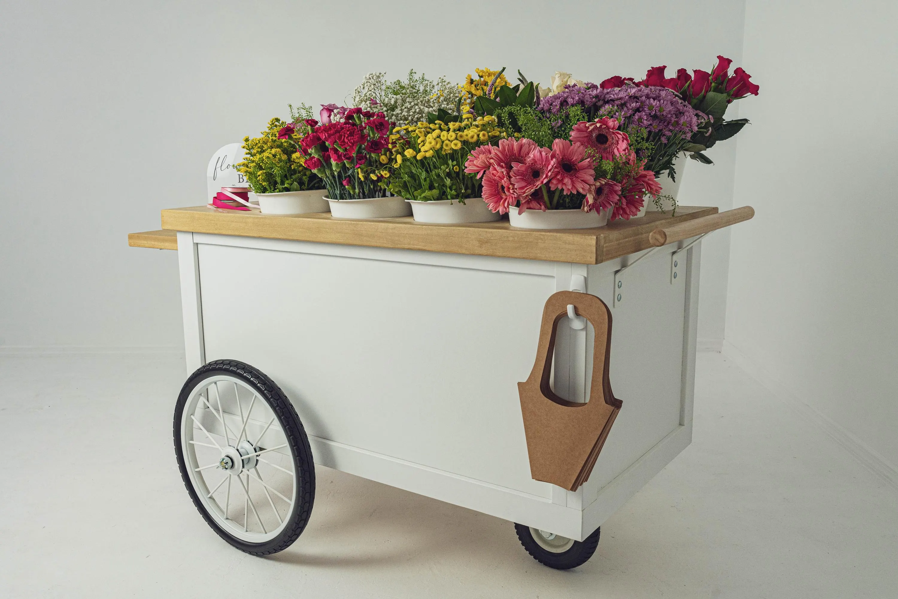 Collapsible Event Bar | Wedding Flower Snack Charcuterie Cart