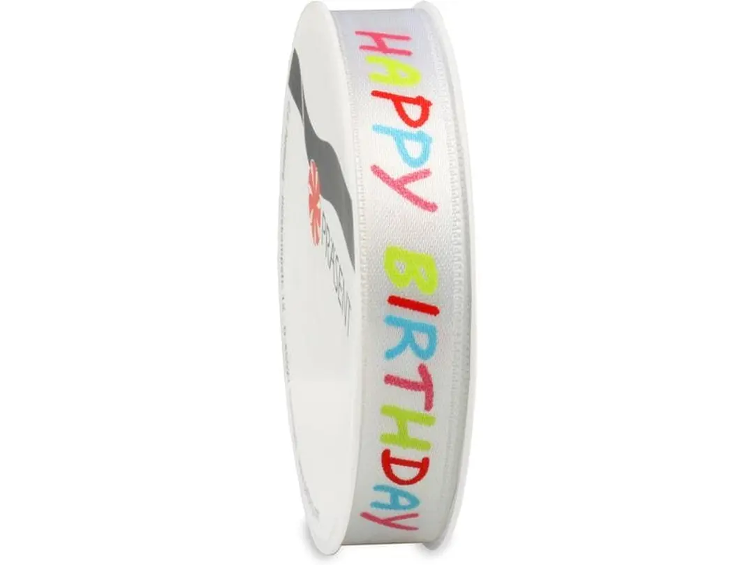 Geschenkband Happy Birthday