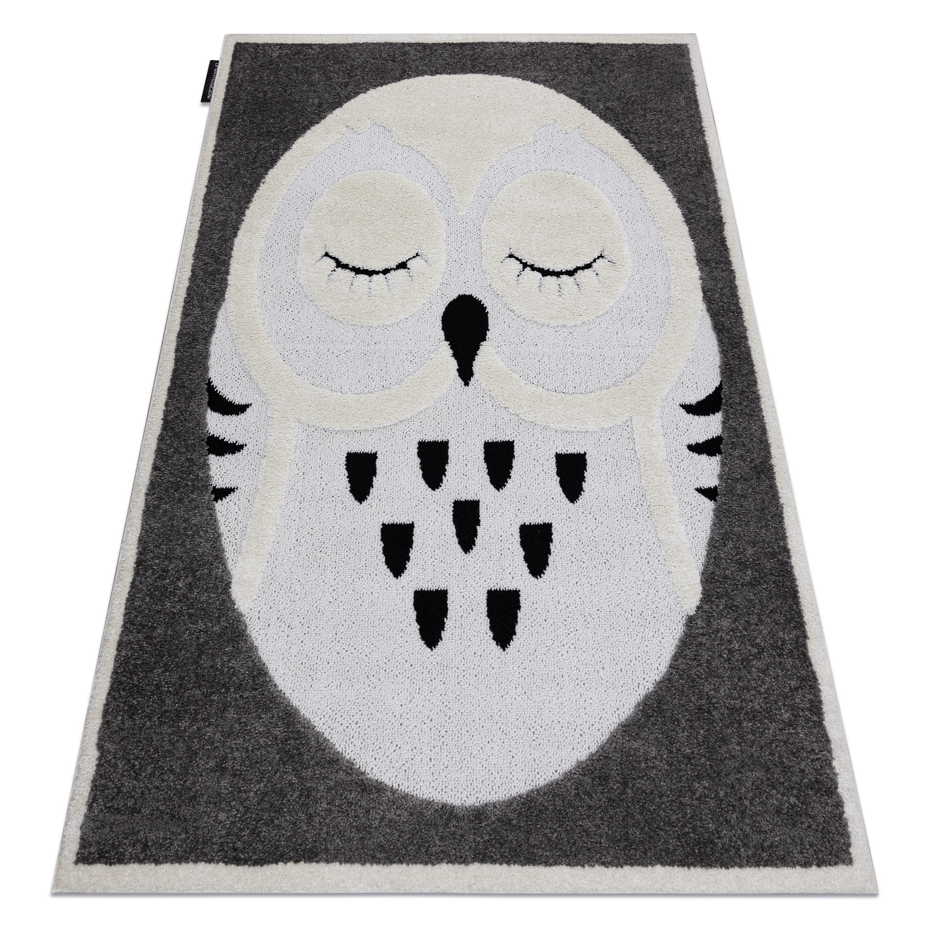Dywan dziecięcy JOY Owl sowa, dla dzieci - Strukturalny, dwa 120x170 cm
