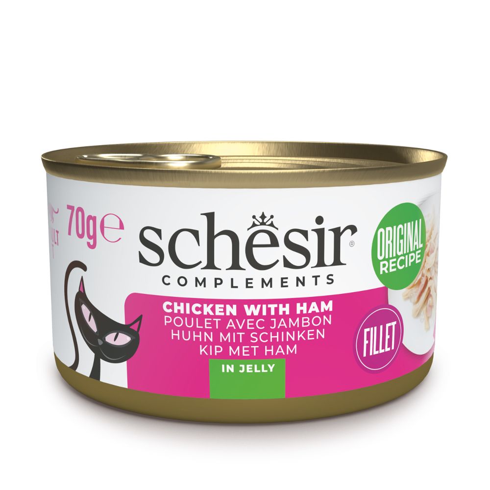 Schesir Complements in Jelly 6 x 70g in Cans