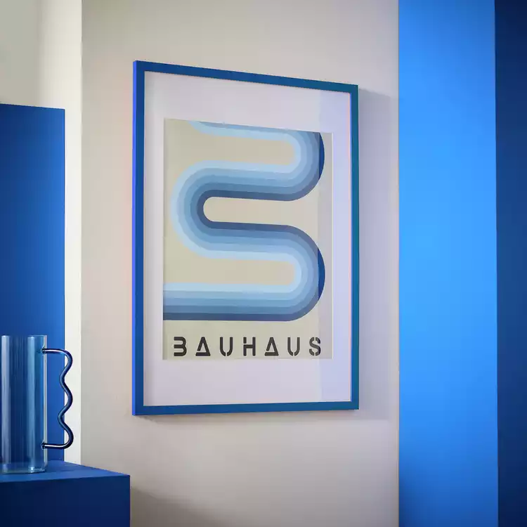 Habitat Blue Cobalt Picture Frame - 60X80cm