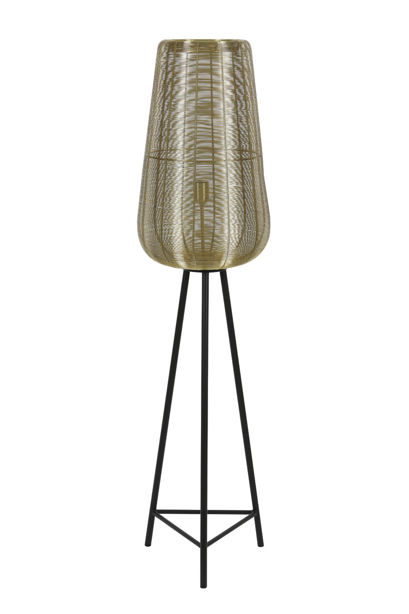 Light & Living vloerlamp ADETA - Ø37x147cm - goud