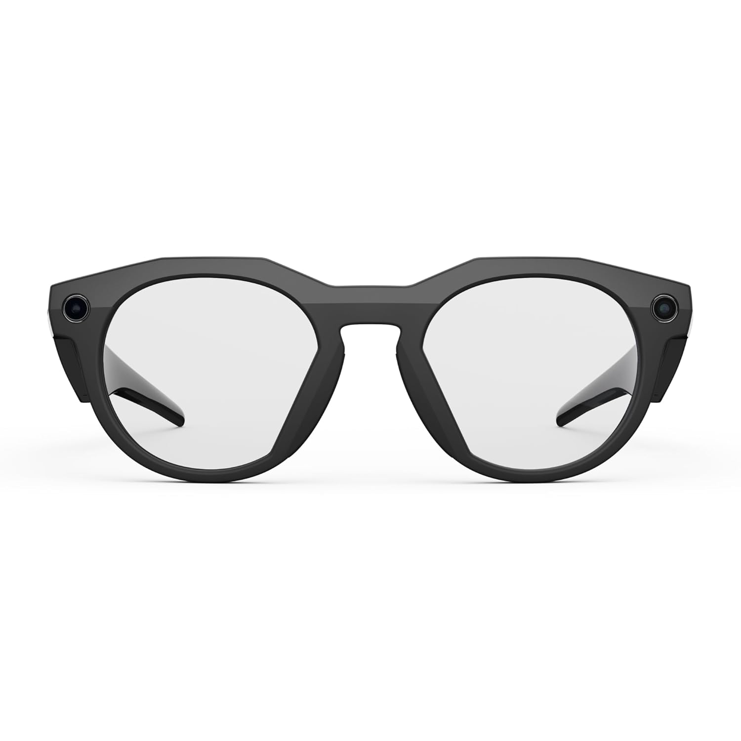 Oakley Meta HSTN  Black | Smart AI Glasses for Men  Women — Performance for Sports  Athletes — Camera  Audio  Video — 8 Hour Battery — 3K HD Resolution — Clear Lenses