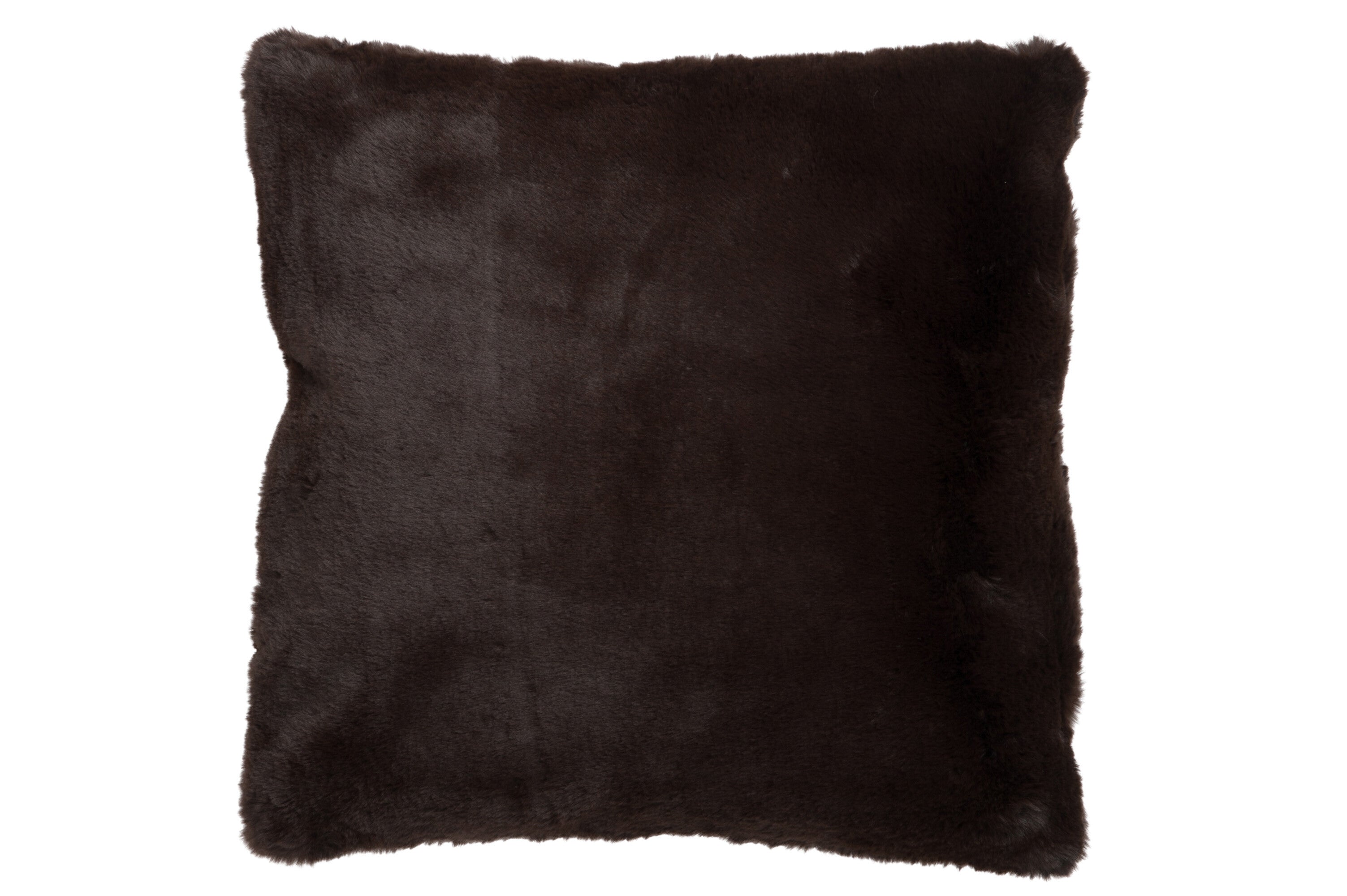 J-Line kussen Cutie - polyester - donkerbruin