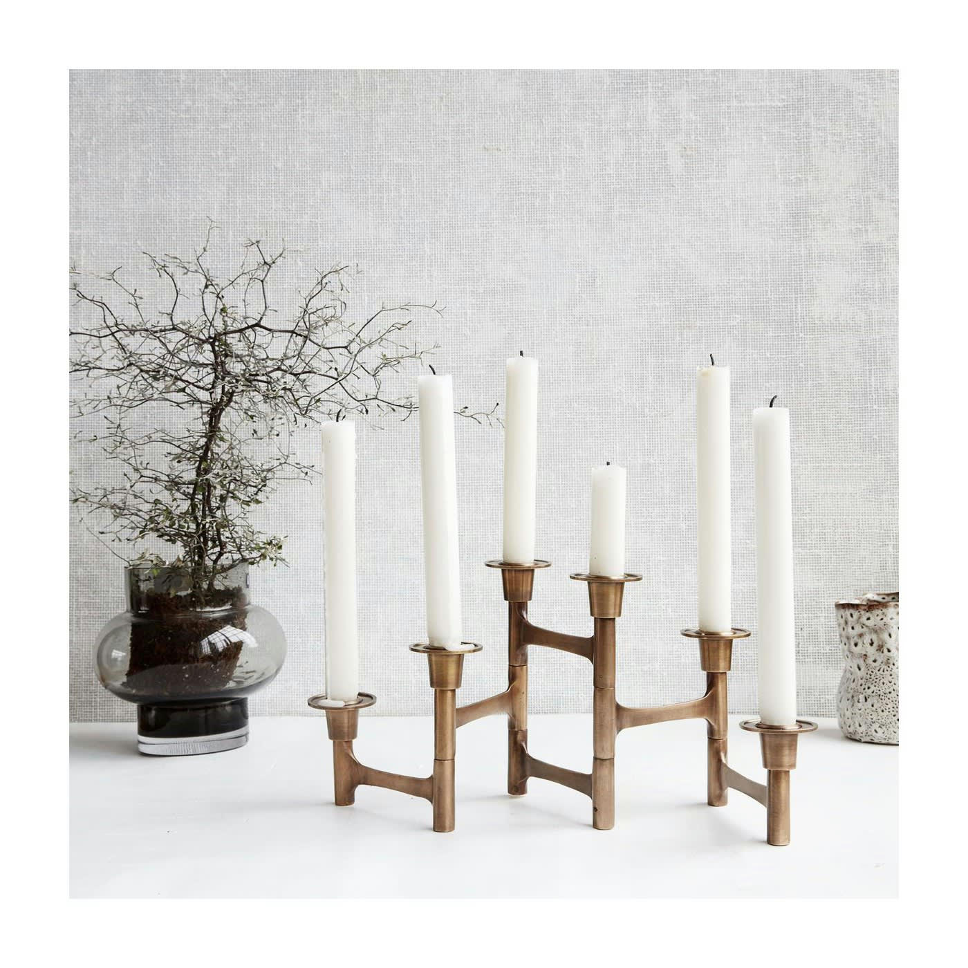 MOVE - Bougeoir articulé laiton 6 bougies