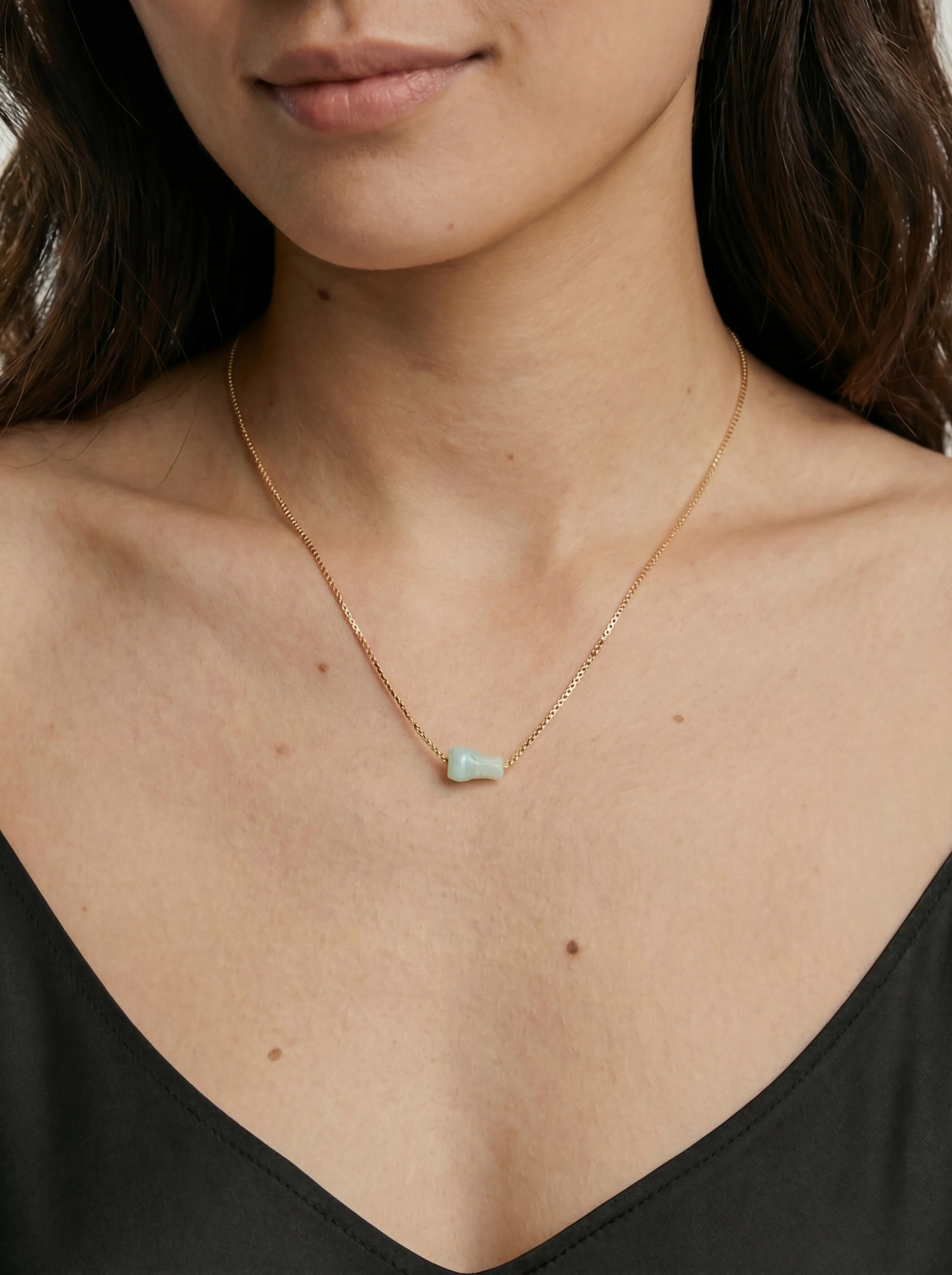 Mini Bottle — Jade Pendant Necklace