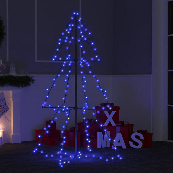 Arbre de Noël cône 160 LED d'intérieur/d'extérieur 78x120 cm vidaXL