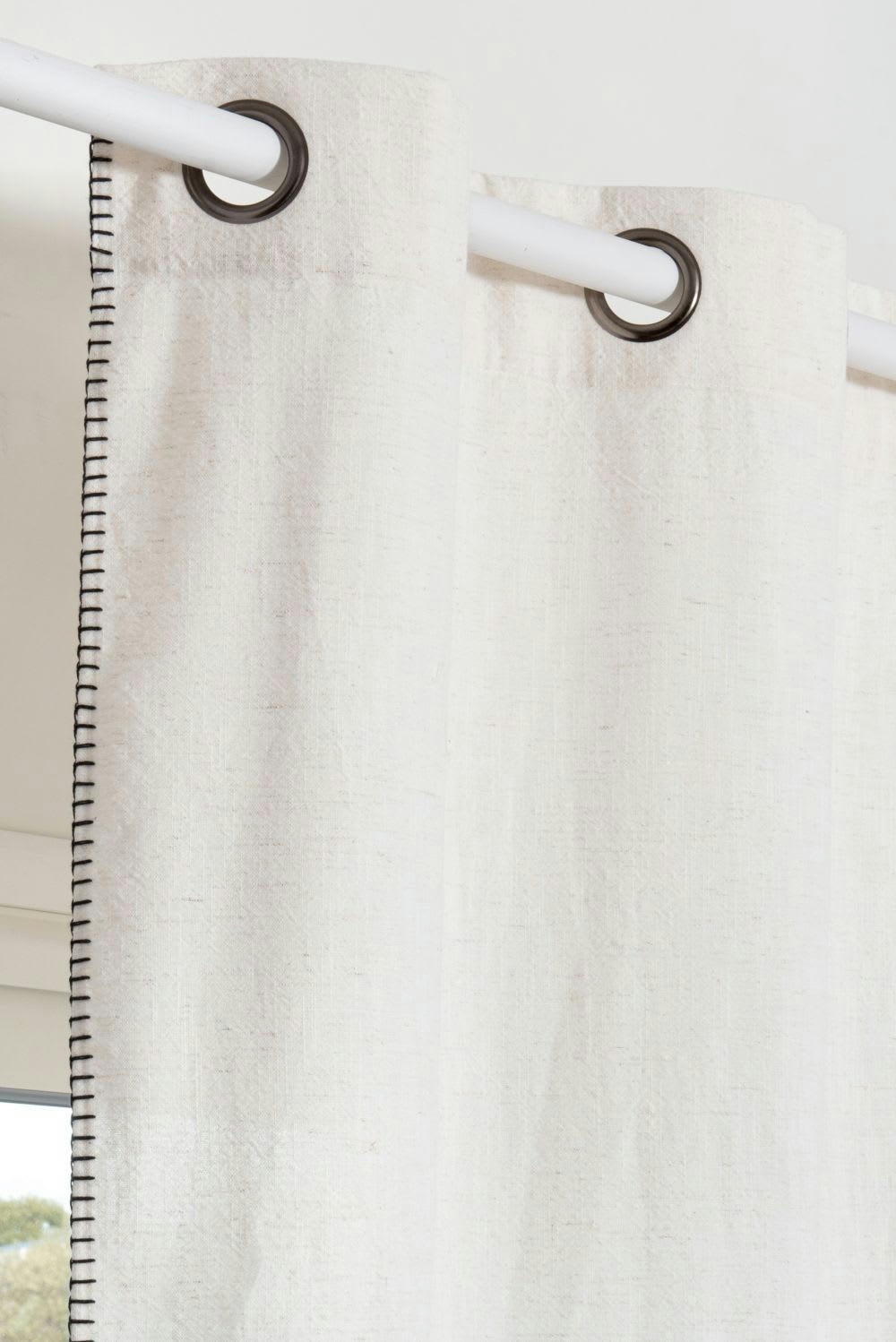 ALINA - Rideau à œillets écru à l'unité 140x250